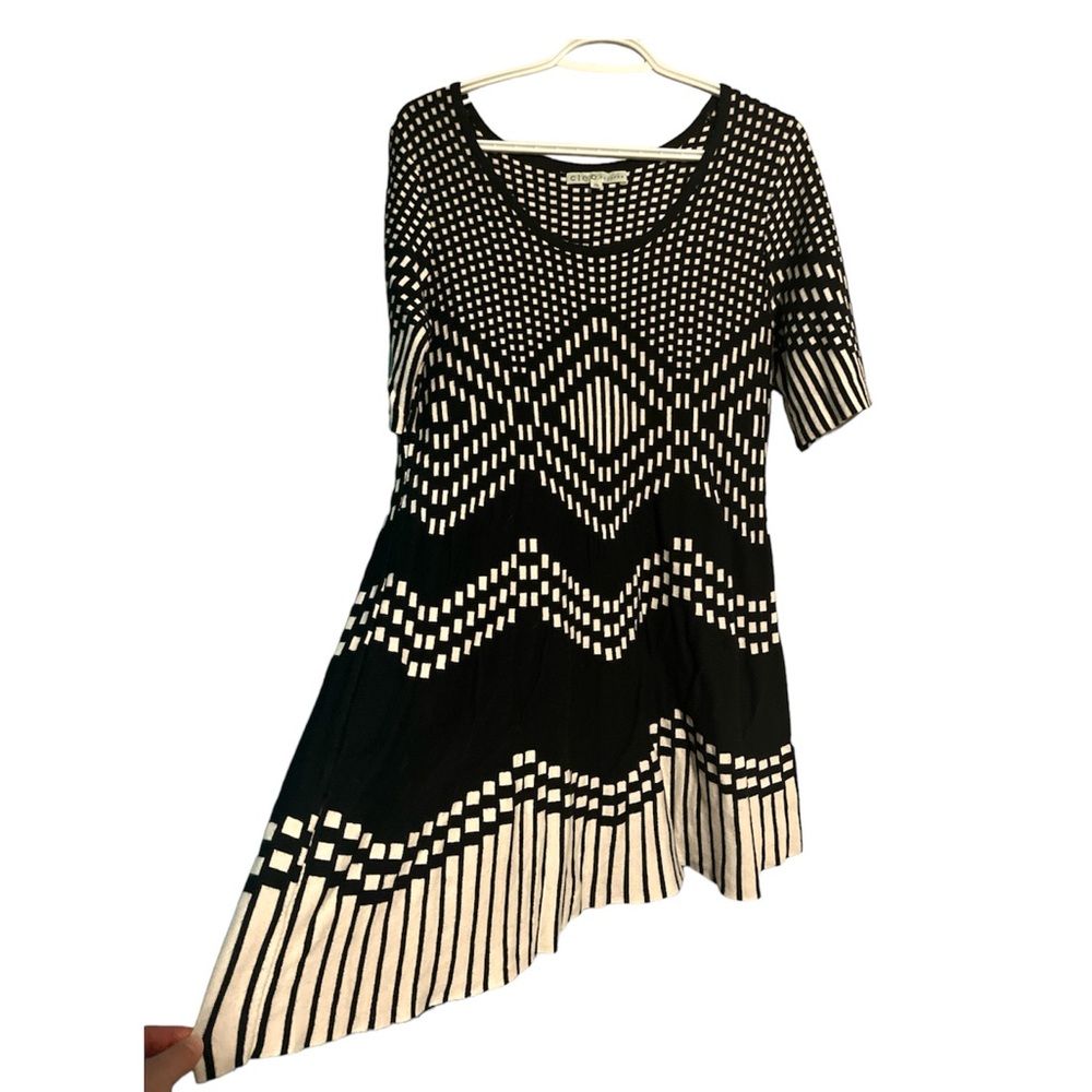 CLEO Petites Thick Pleated Dress